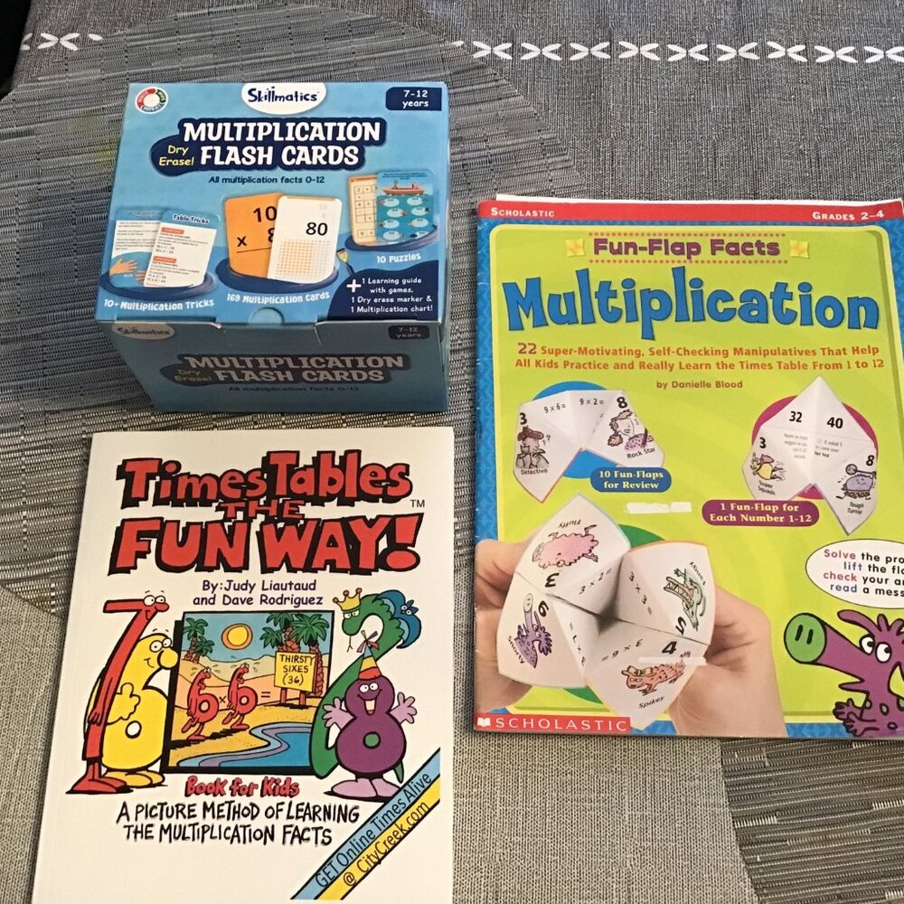 Multiplication Bundle--Learning/Homeschooling (Skillmatics, D. Blood, J. Liautau